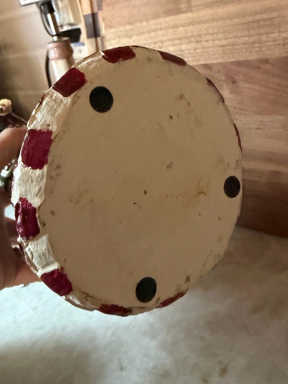 Vintage snowman decoration 9-1/2”